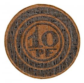 Obrazek dla: żeton tramwajowy 10 fenigów Halle