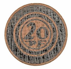 Obrazek dla: żeton tramwajowy 20 fenigów Halle