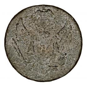 Obrazek 2 dla: 1 grosz 1818 Aleksander I Romanow Królestwo Polskie pod zaborem rosyjskim