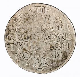 Obrazek 2 dla: Trojak 1621 Zygmunt III Waza Kraków