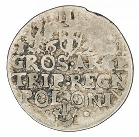 Obrazek 2 dla: Trojak 1621 Zygmunt III Waza Kraków