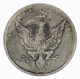 Obrazek 2 dla: 10 fenigów 1917 Królestwo Polskie Stuttgart