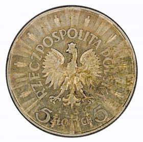 Obrazek 2 dla: 5 złotych 1936 Józef Piłsudski II RP