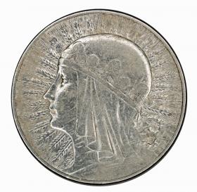 Obrazek dla: 10 złotych 1932 Głowa Kobiety II RP Londyn