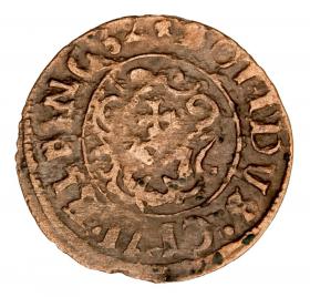 Obrazek 2 dla: Szeląg 1632 Gustaw II Adolf Elbląg