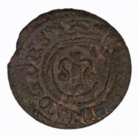 Obrazek dla: Szeląg 1643 Krystyna Waza Ryga