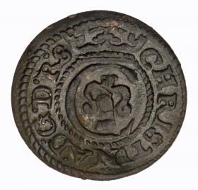 Obrazek dla: Szeląg 1644 Krystyna Waza Ryga