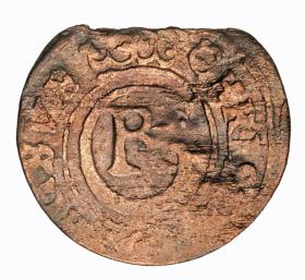 Obrazek dla: Szeląg 1635 Krystyna Waza Elbląg