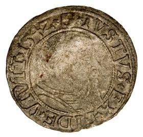 Obrazek dla: Grosz 1542 Albrecht Hohenzollern Księstwo Pruskie Królewiec