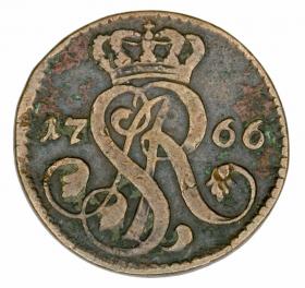 Obrazek dla: Grosz 1766 Stanisław August Poniatowski Warszawa