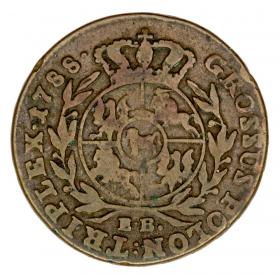 Obrazek 2 dla: Trojak 1788 Stanisław August Poniatowski Warszawa