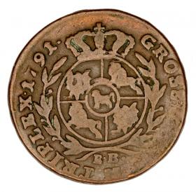 Obrazek 2 dla: Trojak 1791 Stanisław August Poniatowski Warszawa