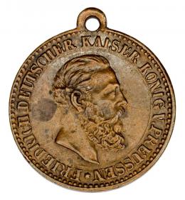 Obrazek dla: Medal Fryderyk III Habsburg Cesarz Prus XIX wiek