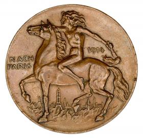 Medal propagandowy 1914 Wielka Brytania 