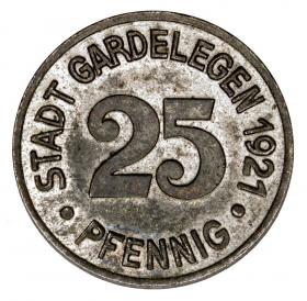 Obrazek dla: 25 fenigów 1921 Gardelagen Saksonia