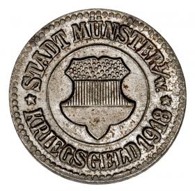 Obrazek 2 dla: 10 fenigów 1918 Munster Westfalia