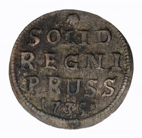 Obrazek dla: Szeląg 1735 Fryderyk Wilhelm I Prusy