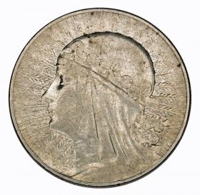 Obrazek dla: 5 złotych 1933 Głowa kobiety II RP Warszawa