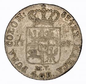 Obrazek 2 dla: Złotówka koronna 1793 Stanisław August Poniatowski Warszawa