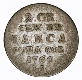 Obrazek 2 dla: 2 grosze 1769 Stanisław August Poniatowski Warszawa