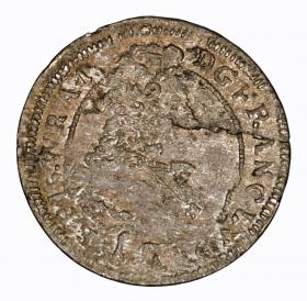 Obrazek dla: 1 krajcar 1700 Franciszek Ludwik von Pfalz Księstwo Nyskie Biskupów Wrocławskich Nysa