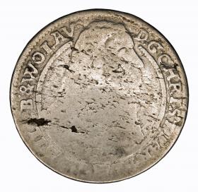 Obrazek dla: 15 krajcarów 1664 Chrystian Wołowski Księstwo Brzesko Legnicko Wołowskie Brzeg