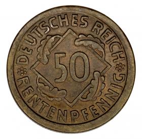 1/2 rentenpfennig 1924 Niemcy Karlsruhe