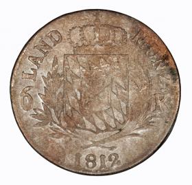 Obrazek 2 dla: 6 krajcarów 1812 Maksymilian I Józef Niemcy Prusy Bawaria