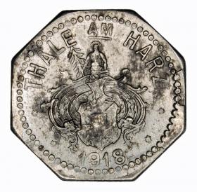 Obrazek 2 dla: 10 fenigów 1918 Thale Saksonia