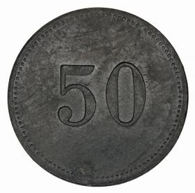 Obrazek 2 dla: 50 fenigów 1919 Tangermunde Saksonia