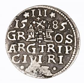 Obrazek 2 dla: Trojak 1585 Stefan Batory Ryga