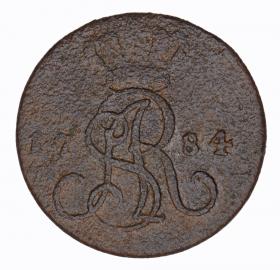 Obrazek dla: Grosz 1784 Stanisław August Poniatowski Warszawa