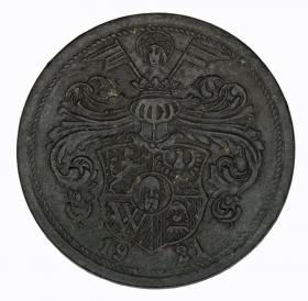 Obrazek dla: Żeton gazowy 1921 Wrocław Breslau