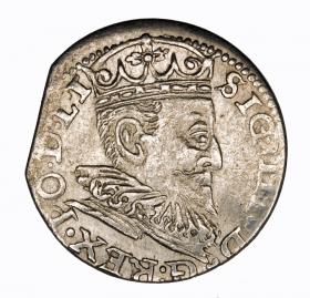 Obrazek dla: Trojak 1595 Zygmunt III Waza Ryga