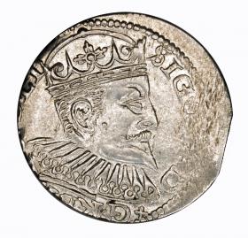 Obrazek dla: Trojak 1597 Zygmunt III Waza Ryga