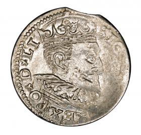 Trojak 1597 Zygmunt III Waza Ryga