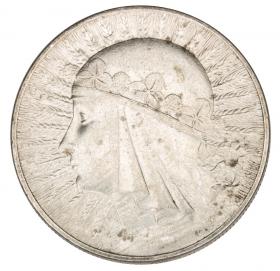 Obrazek dla: 10 złotych 1933 Głowa Kobiety II RP Warszawa