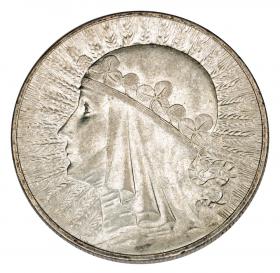 Obrazek dla: 10 złotych 1933 Głowa Kobiety II RP Warszawa
