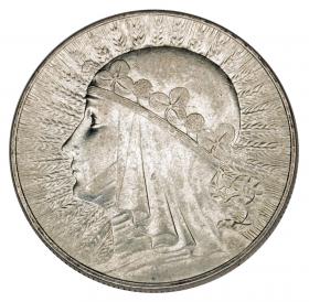 Obrazek dla: 10 złotych 1933 Głowa Kobiety II RP Warszawa