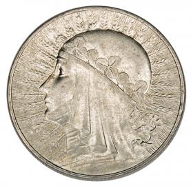 Obrazek dla: 10 złotych 1933 Głowa Kobiety II RP Warszawa