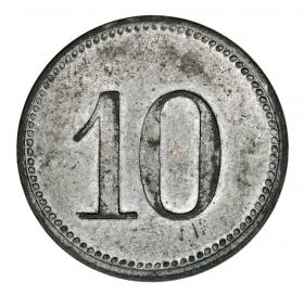 Obrazek 2 dla: 10 fenigów 1917 Lauingen Bawaria