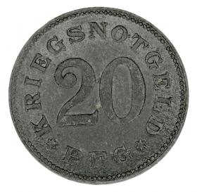 Obrazek 2 dla: 20 fenigów 1919 Zwiesel Bawaria