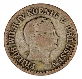 Obrazek dla: 1 grosz srebrny 1851 Fryderyk Wilhelm IV Niemcy Prusy Berlin A