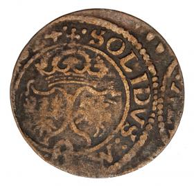 Obrazek 2 dla: Szeląg 1624 Zygmunt III Waza Wilno