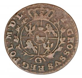 Obrazek 2 dla: Grosz 1768 Stanisław August Poniatowski Kraków