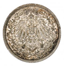 1/2 marki 1913 Wilhelm II Hohenzollern Prusy Berlin A