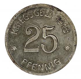 Obrazek 2 dla: 25 fenigów 1918 Koblencja Nadrenia