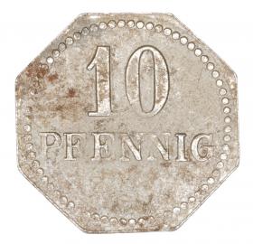 Obrazek 2 dla: 10 fenigów 1917 Warburg Westfalia