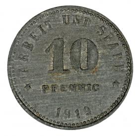 10 fenigów 1919 Weissenfels Saksonia