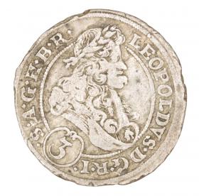 Obrazek dla: 3 krajcary 1696 Leopold I Habsburg Brzeg